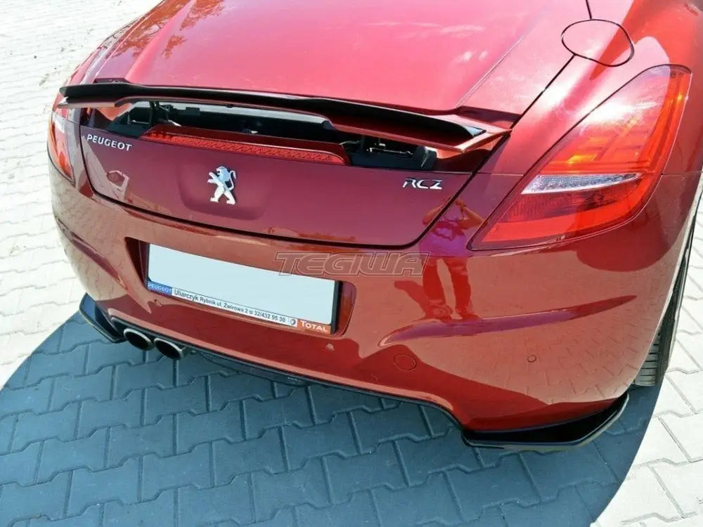 Maxton Design Rear Side Splitters Peugeot RCZ 2010-12