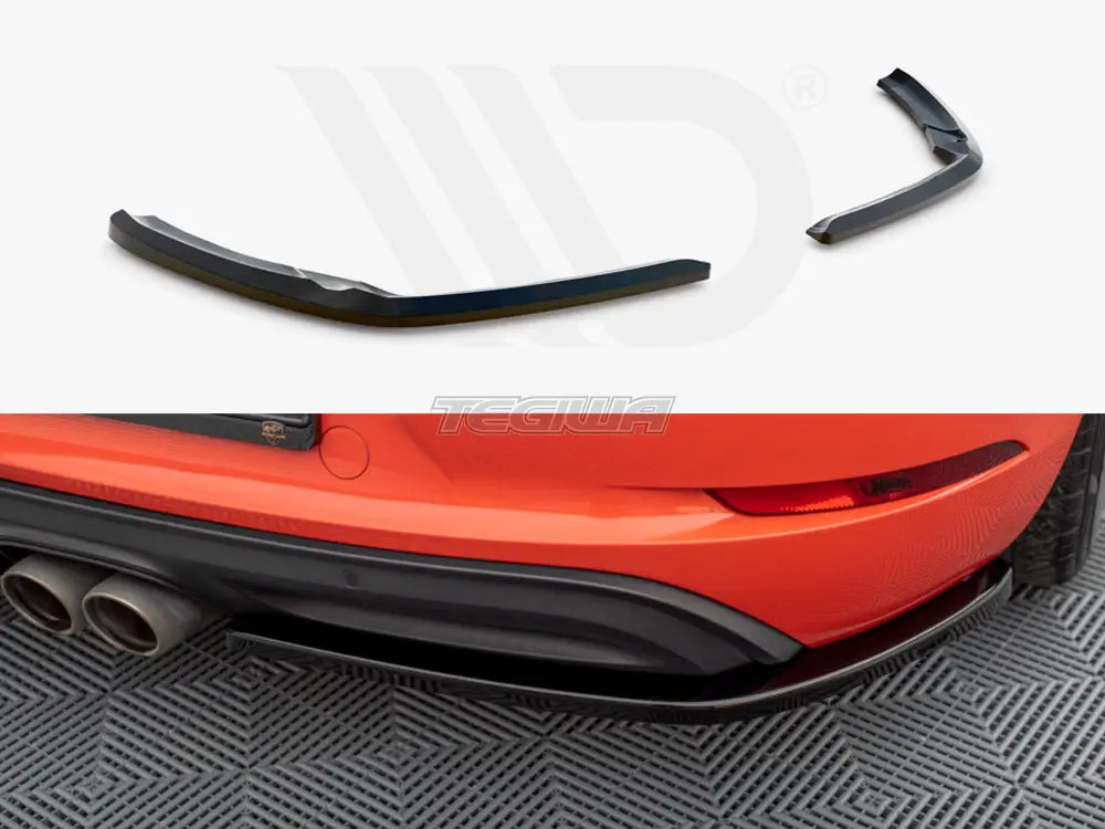 Maxton Design Rear Side Splitters Porsche 718 Cayman 982c