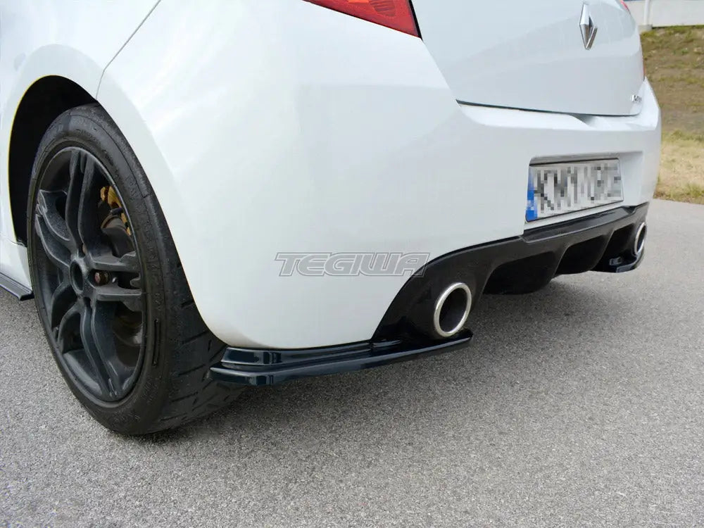 Maxton Design Rear Side Splitters Renault CLIO MK3 RS Facelift 09-12