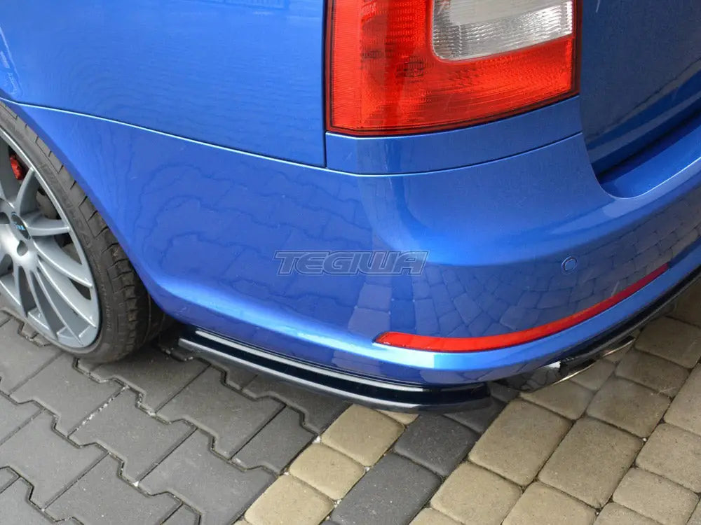 Maxton Design Rear Side Splitters Skoda Octavia MK2 VRS Estate Facelift 09-13