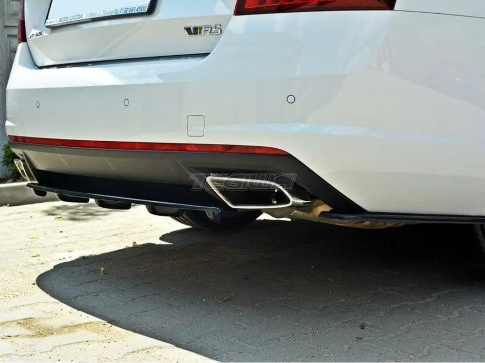 Maxton Design Rear Side Splitters Skoda Octavia MK3 VRS MK3.5 VRS Hatchback estate 16-20