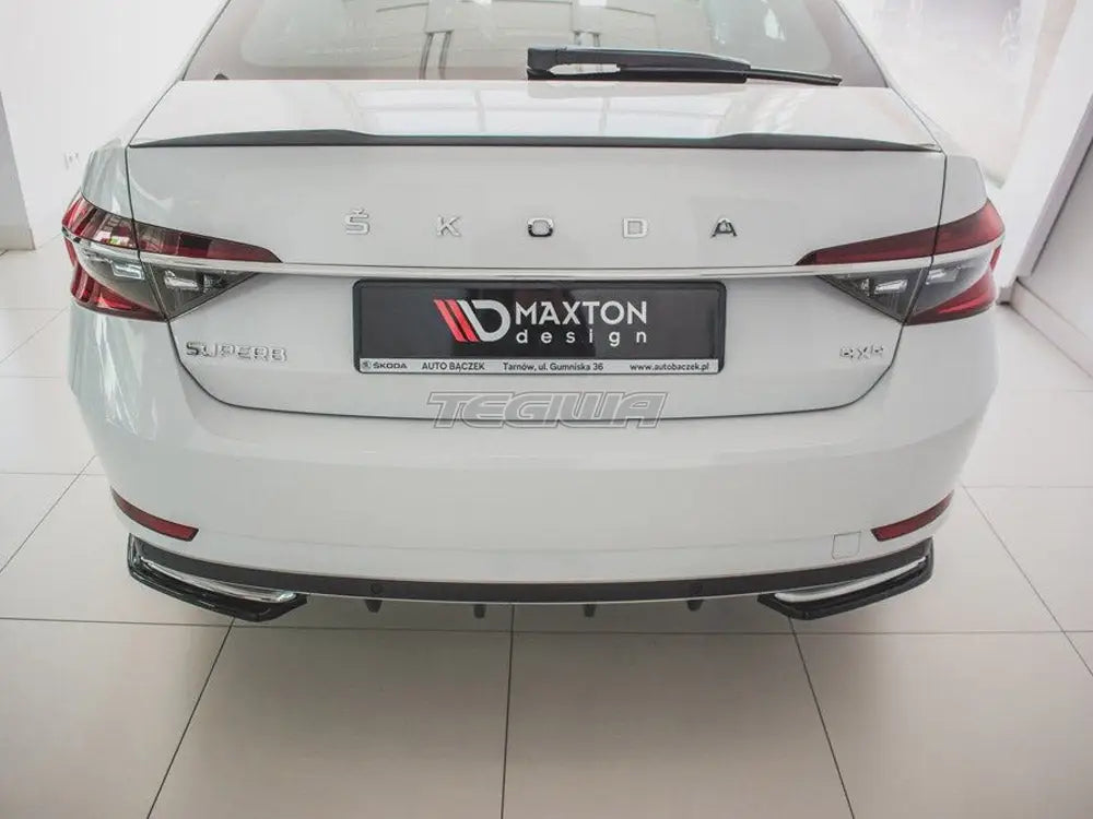 Maxton Design Rear Side Splitters Skoda Superb MK3 FL Hatchback Estate 2019-