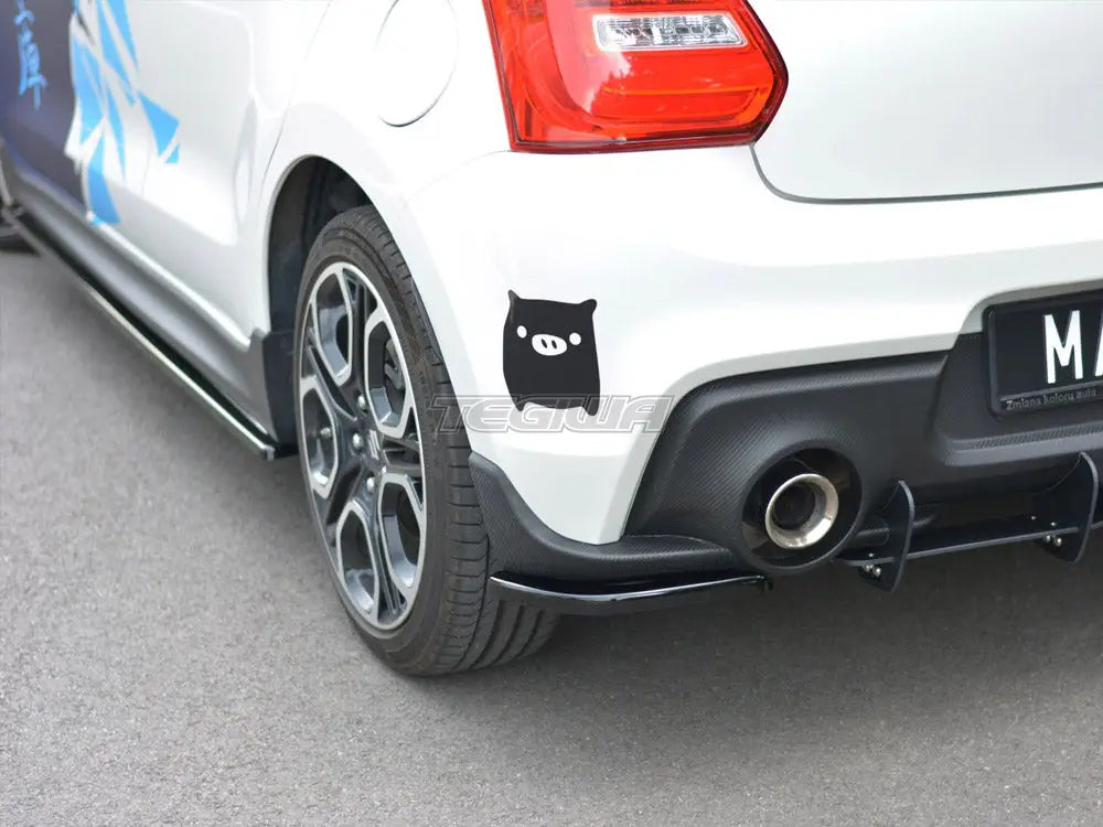 Maxton Design Rear Side Splitters Suzuki Swift 6 Sport 2018-