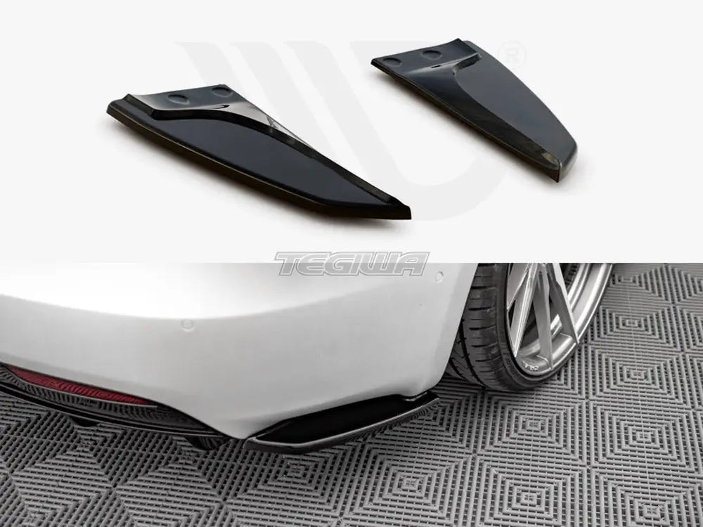 Maxton Design Rear Side Splitters Tesla Model S Facelift 2016-