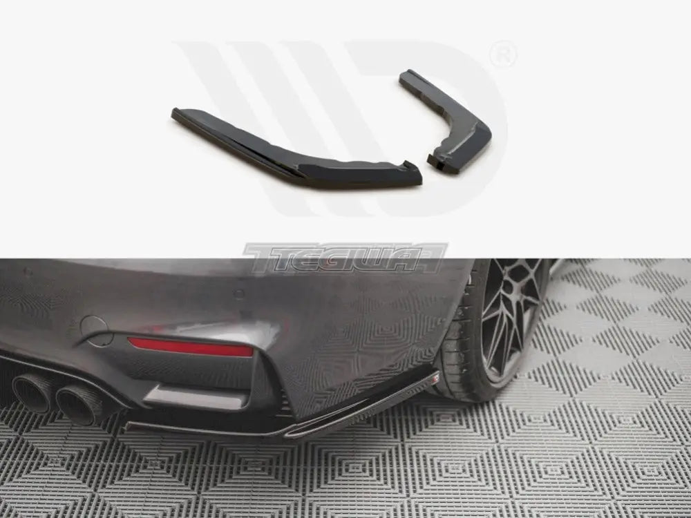 Maxton Design Rear Side Splitters V.1 BMW M4 F82 2014-