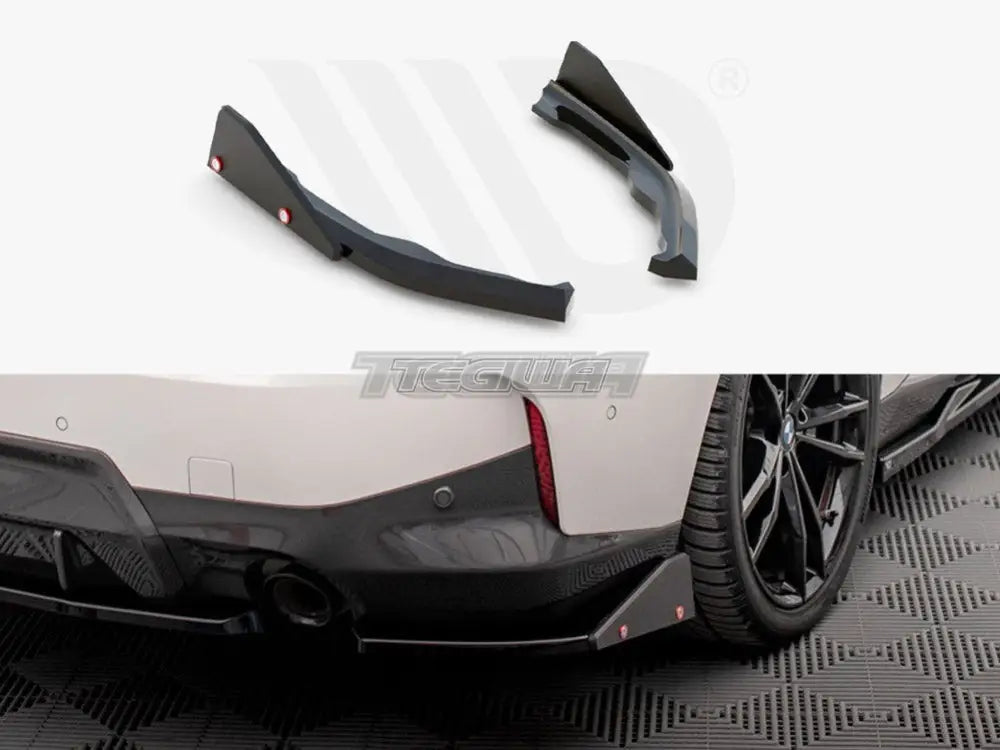 Maxton Design Rear Side Splitters V.2 + Flaps BMW 2-Series Coupe M-Pack G42