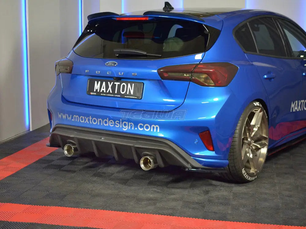 Maxton Design Rear Side Splitters V.2 Ford Focus MK4 ST-Line 2018-UP