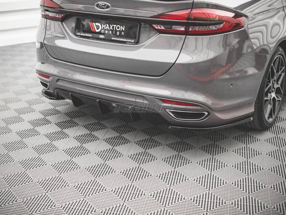 Maxton Design Rear Side Splitters V.2 Ford Mondeo ST-Line MK5 Facelift 2019-