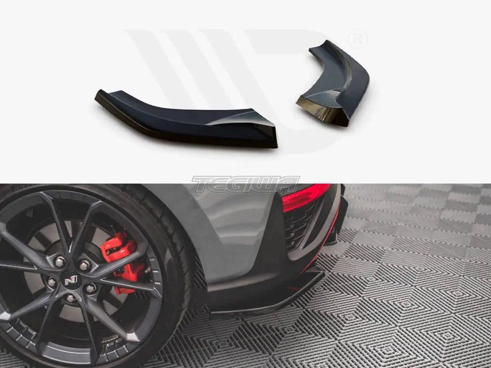 Maxton Design Rear Side Splitters V.2 Hyundai I30 N Hatchback MK3 Facelift 2020-