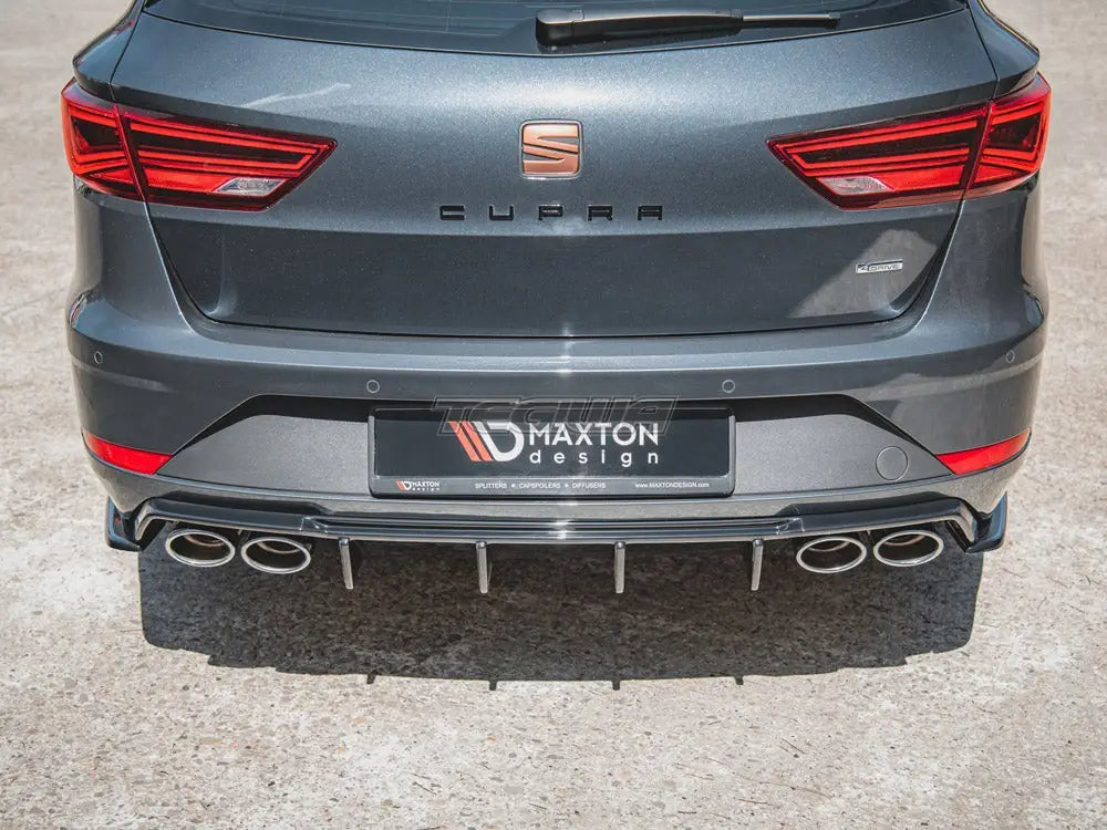 Maxton Design Rear Side Splitters V.2 Seat Leon Cupra MK3 Facelift Estate 17-19