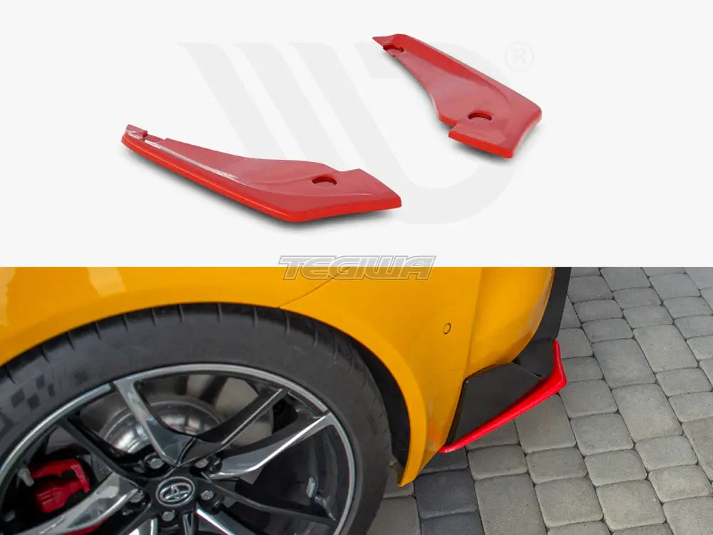 Maxton Design Rear Side Splitters V.2 Toyota Supra MK5 2019-