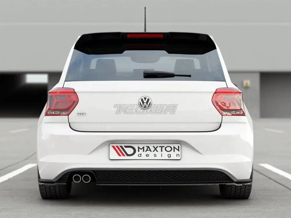 Maxton Design Rear Side Splitters V.2 Volkswagen Polo MK6 GTI 17-21