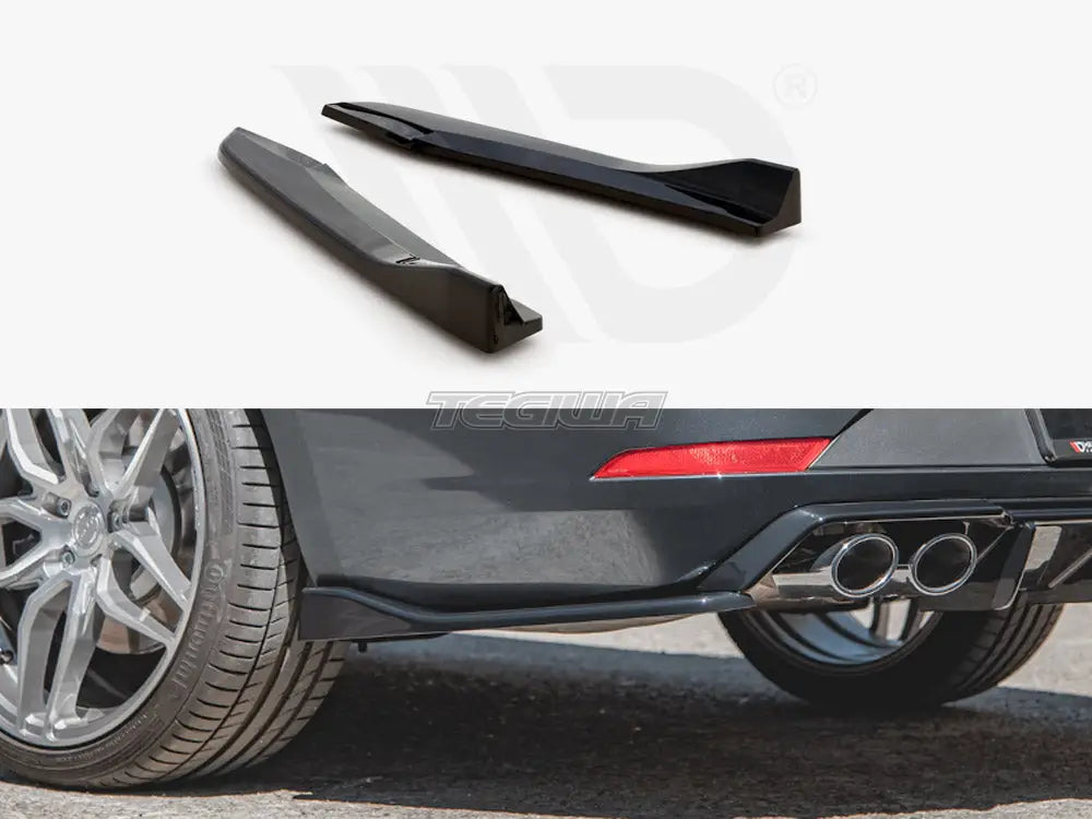 Maxton Design Rear Side Splitters V.3 Seat Leon Cupra MK3 Facelift Estate 17-19