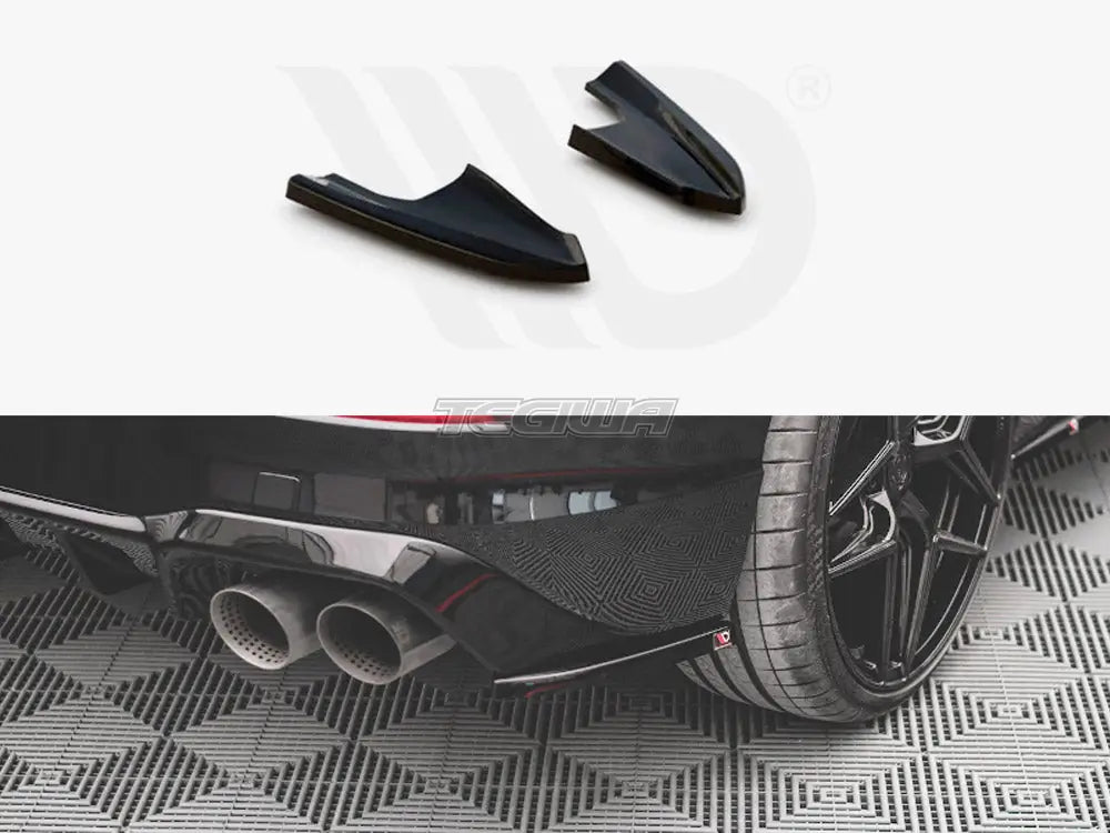 Maxton Design Rear Side Splitters V.3 Volkswagen Golf R MK8 20-