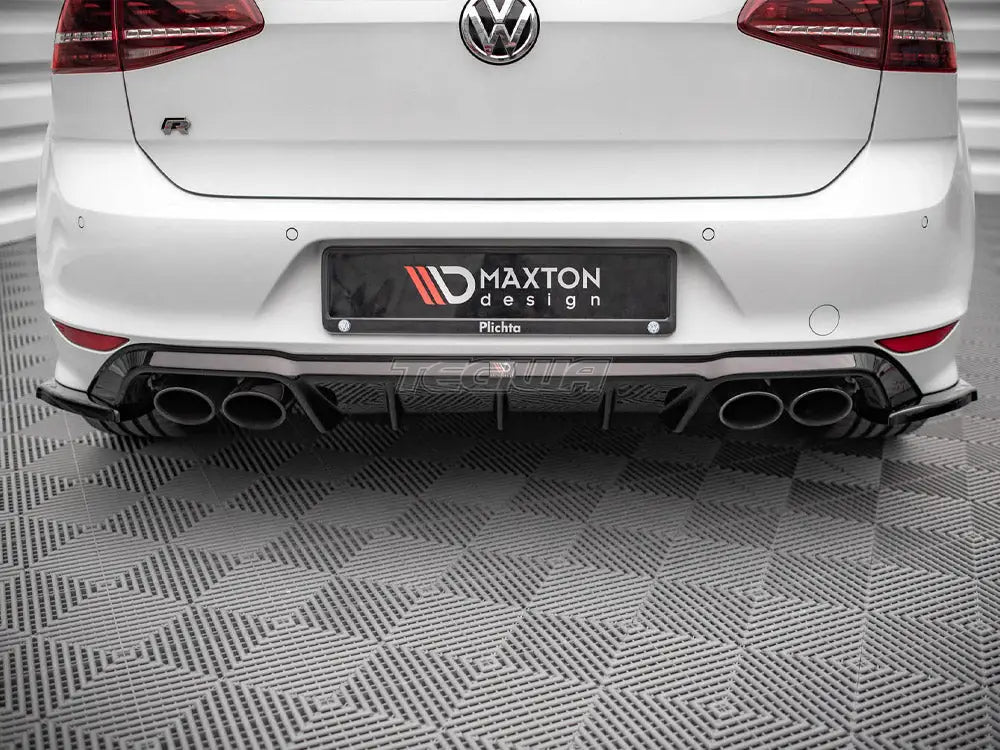 Maxton Design Rear Side Splitters V.4 Volkswagen Golf R MK7 13-16