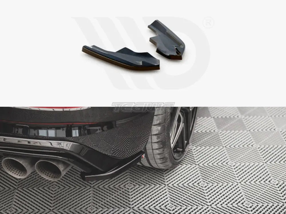 Maxton Design Rear Side Splitters V.4 Volkswagen Golf R MK8 20-