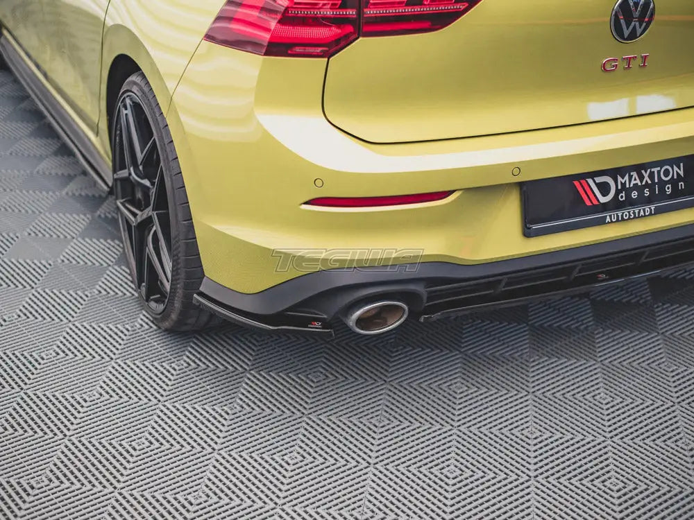 Maxton Design Rear Side Splitters V2 Volkswagen Golf 8 GTI Clubsport 20-