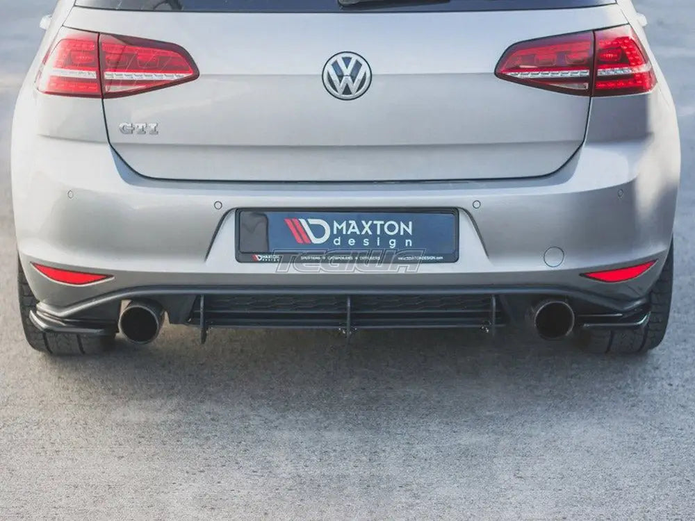 Maxton Design Rear Side Splitters V2 Volkswagen Golf MK7 GTI 13-16