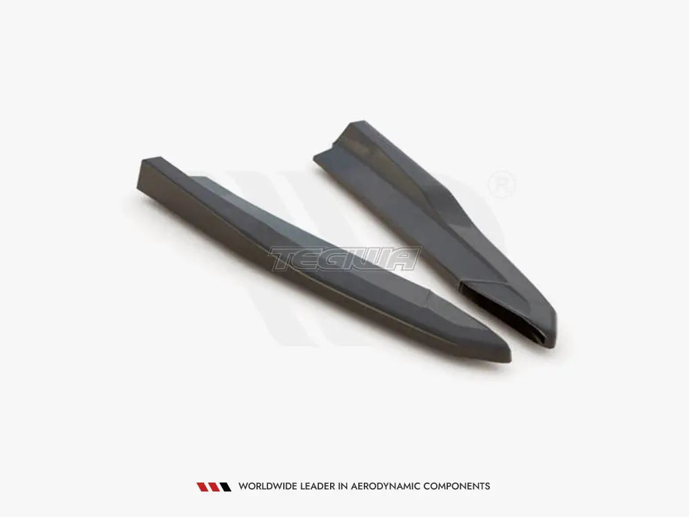 Maxton Design Rear Side Splitters V3 Skoda Octavia RS MK4 2020-