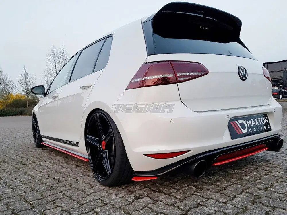 Maxton Design Rear Side Splitters Volkswagen Golf MK7 GTI Clubsport 16-17