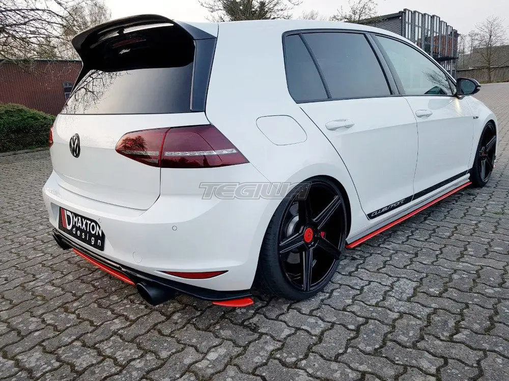 Maxton Design Rear Side Splitters Volkswagen Golf MK7 GTI Clubsport 16-17