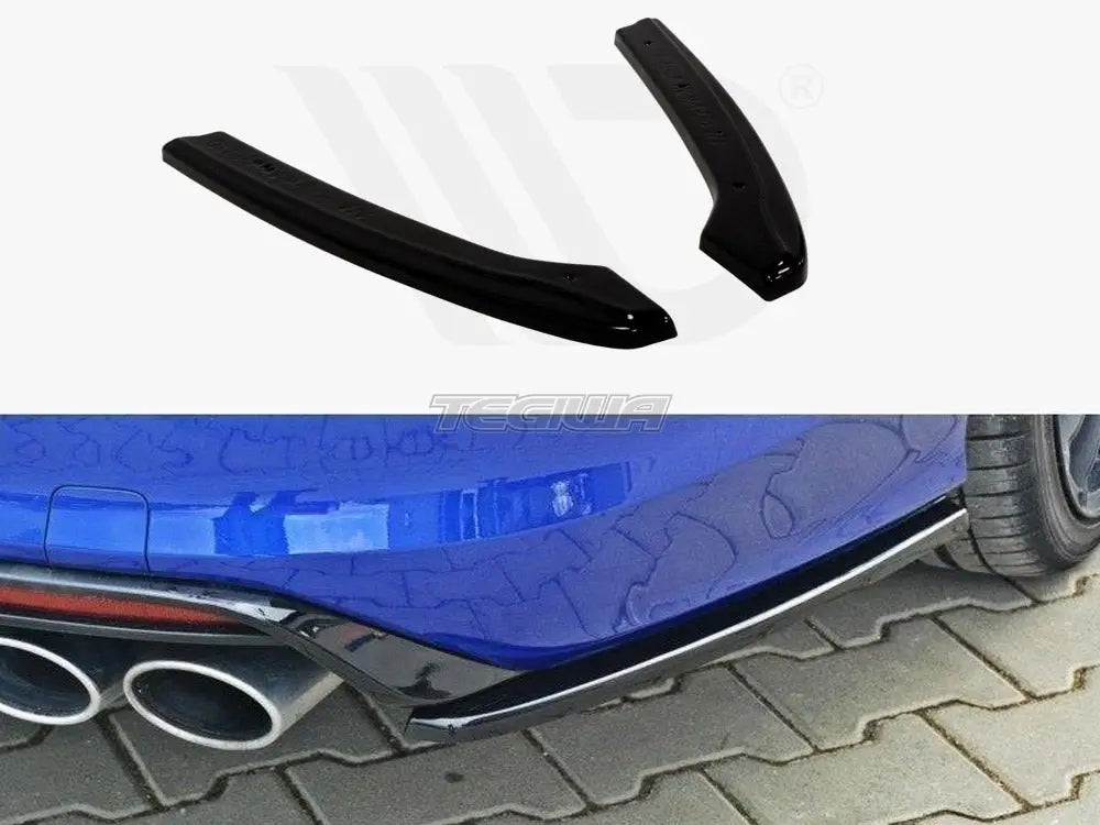 Maxton Design Rear Side Splitters Volkswagen Golf MK7 R Estate 17-19