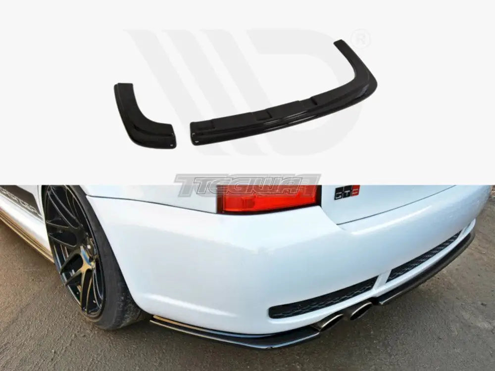 Maxton Design Rear Splitter Audi RS4 B5