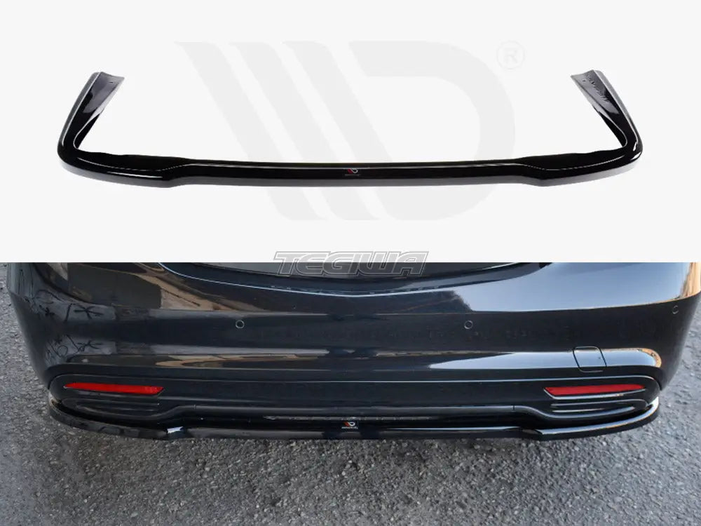 Maxton Design Rear Splitter Mercedes S-class Amg-line W222 13-17