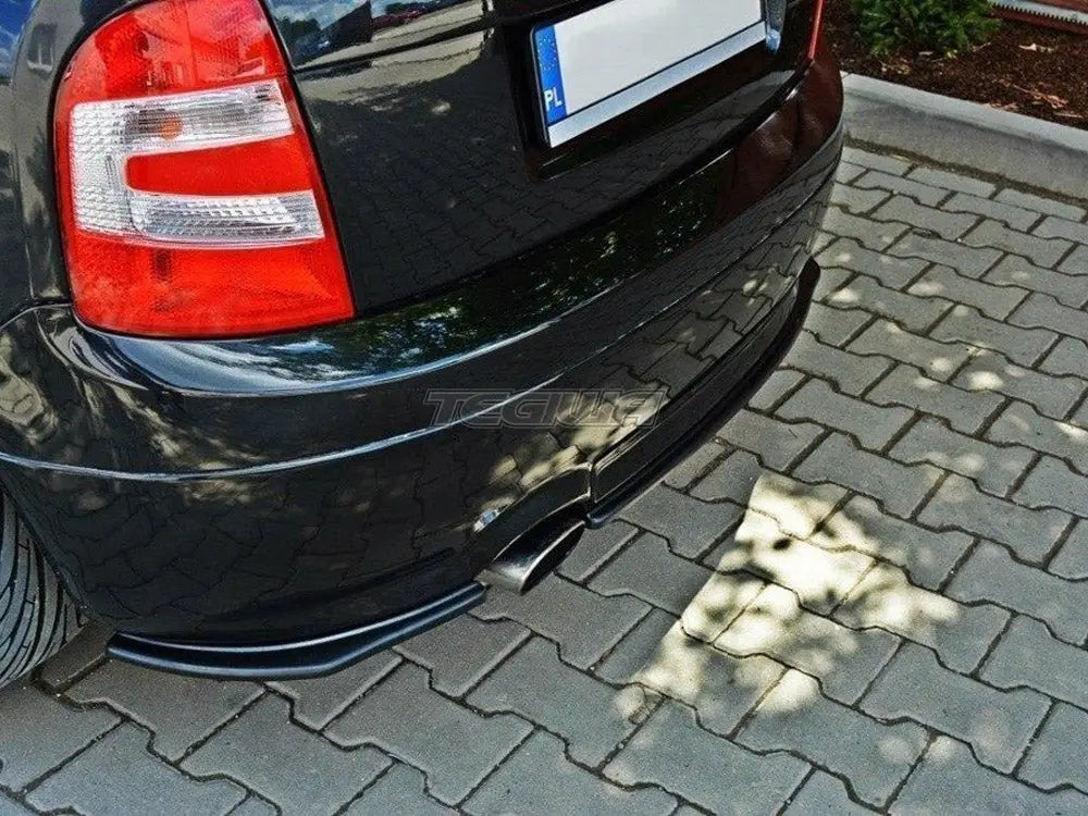 Maxton Design Rear Splitter Skoda Fabia I RS