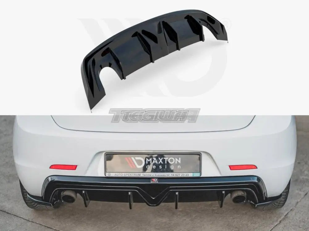 Maxton Design Rear Valance Alfa Romeo Giulietta Facelift Exhaust ON BOTH Sides Version 16-20