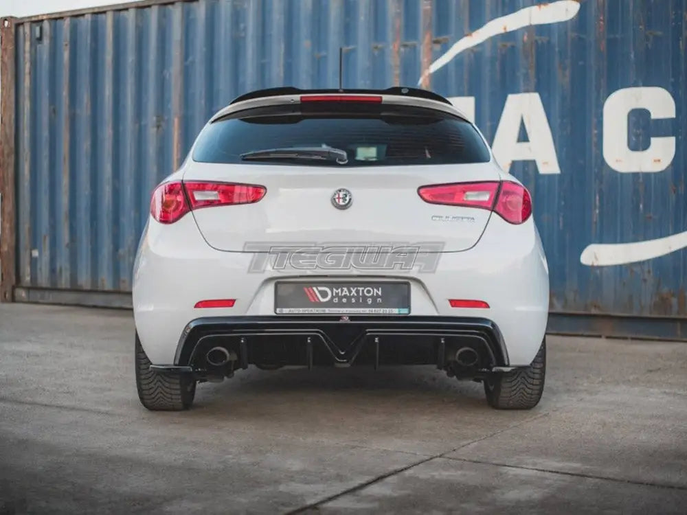 Maxton Design Rear Valance Alfa Romeo Giulietta Facelift Exhaust ON BOTH Sides Version 16-20