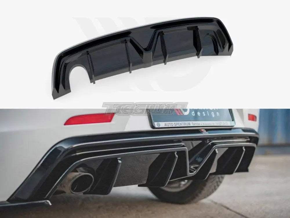 Maxton Design Rear Valance Alfa Romeo Giulietta Facelift Single Exhaust Version 16-20