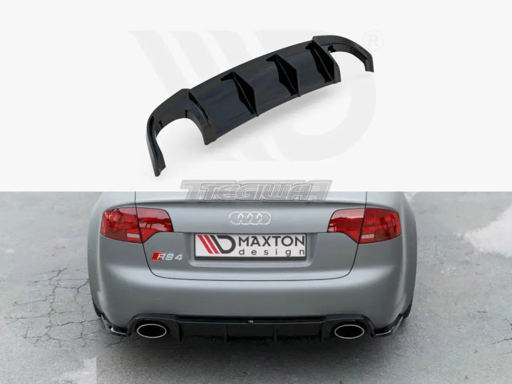 Maxton Design Rear Valance Audi RS4 B7 06-08