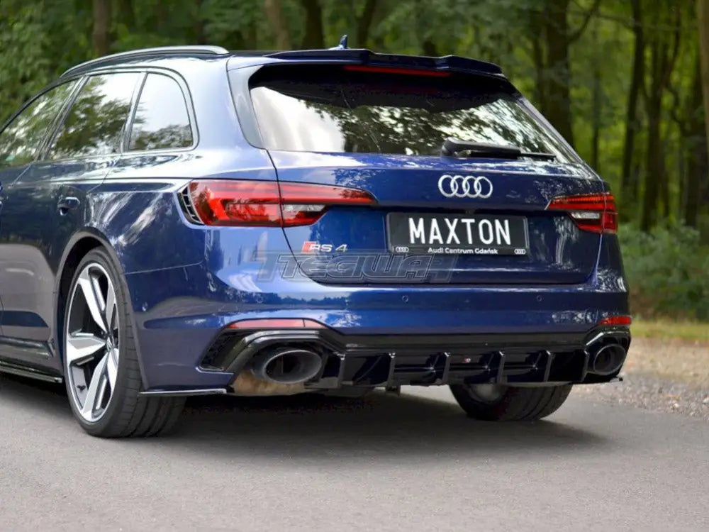 Maxton Design Rear Valance Audi RS4 B9 Avant 17-19