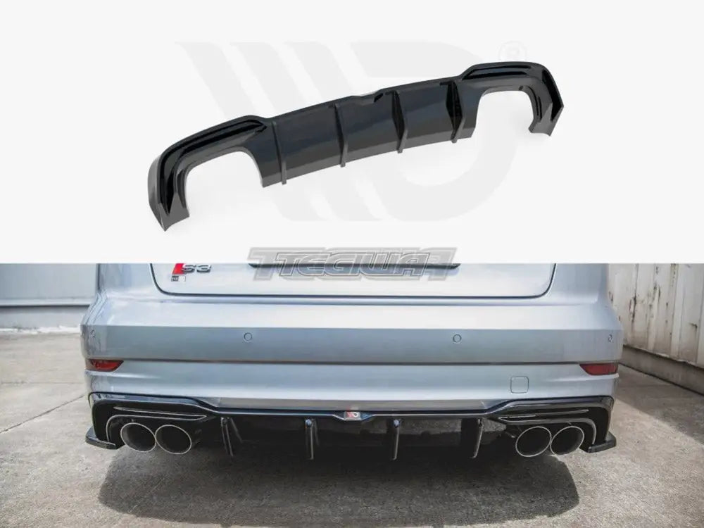 Maxton Design Rear Valance Audi S3 Sedan 8V Facelift 16-20