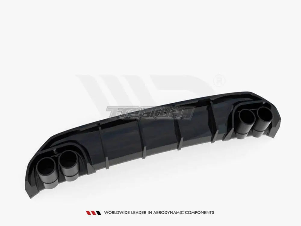 Maxton Design Rear Valance + Exhaust Ends Imitation Audi A3 S-line Sportback 8Y 2020-