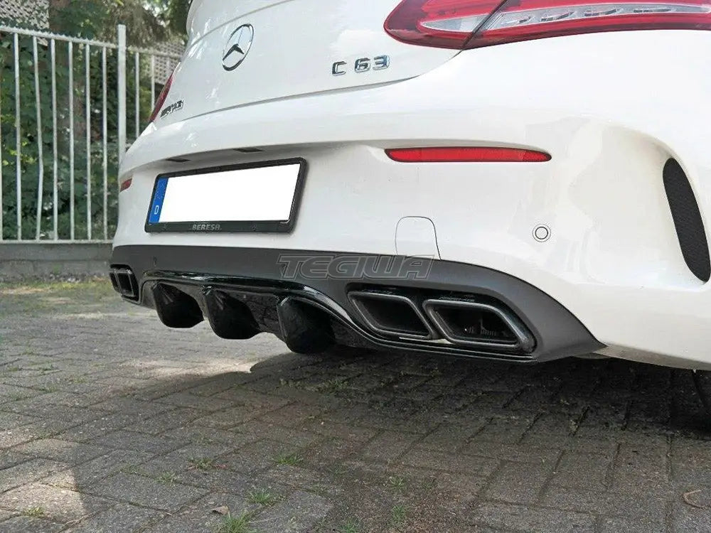 Maxton Design Rear Valance Mercedes C 205 63 AMG Coupe 15-18