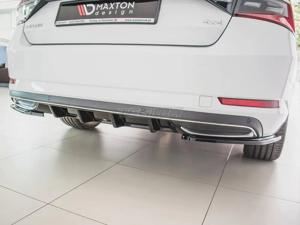 Maxton Design Rear Valance Skoda Superb MK3 FL 2019-