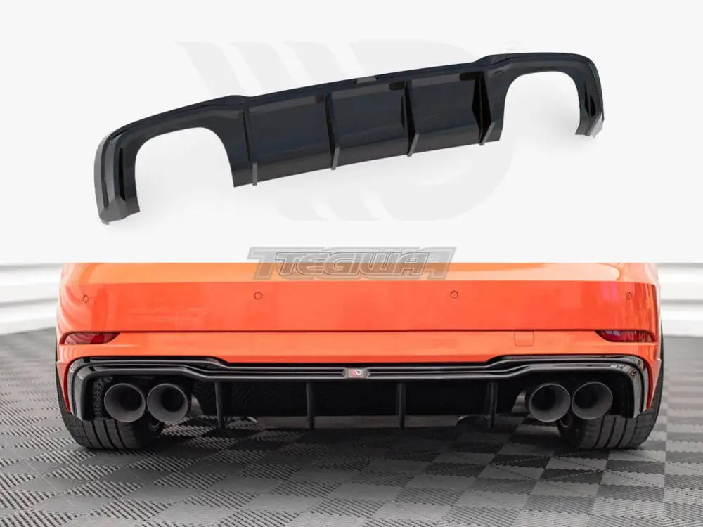 Maxton Design Rear Valance V.2 Audi RS3 8V Facelift 2017-