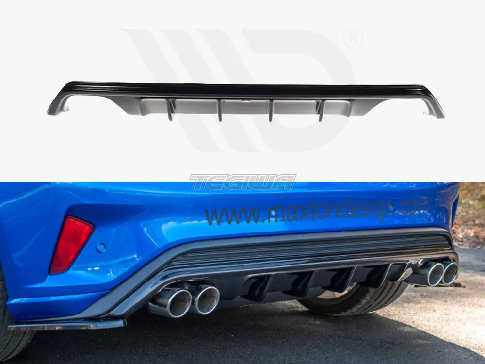 Maxton Design Rear Valance V.2 Ford Focus MK4 ST-Line 2018-