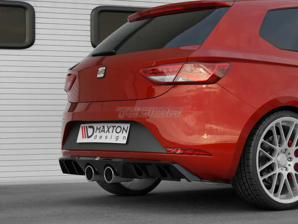 Maxton Design Rear Valance V.2 Seat Leon MK3 Cupra Facelift 2017-