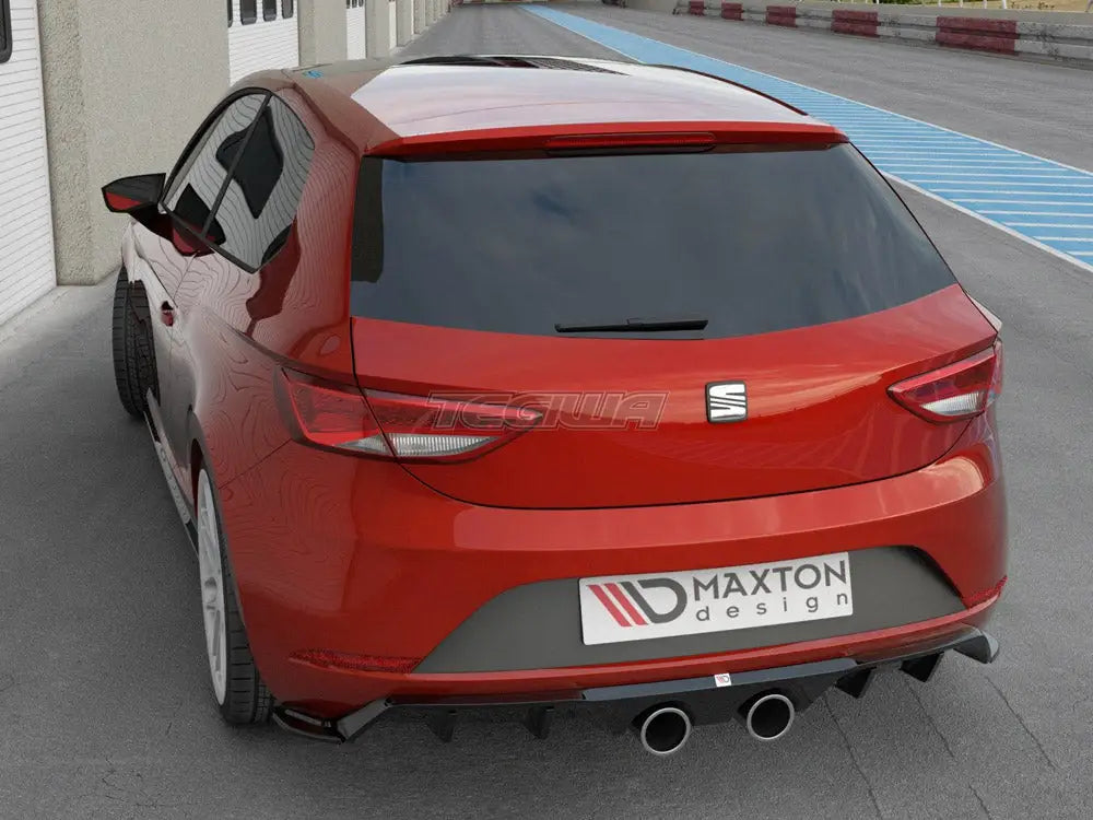 Maxton Design Rear Valance V.2 Seat Leon MK3 Cupra Facelift 2017-