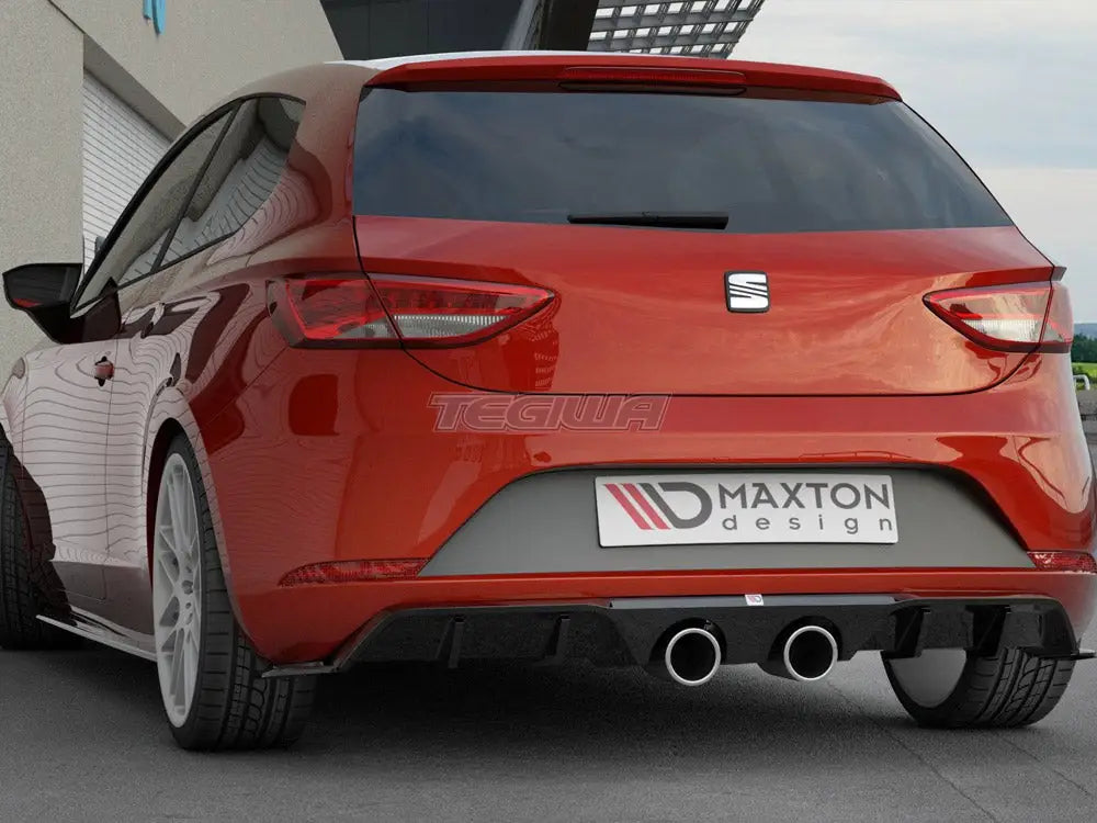 Maxton Design Rear Valance V.2 Seat Leon MK3 Cupra Facelift 2017-