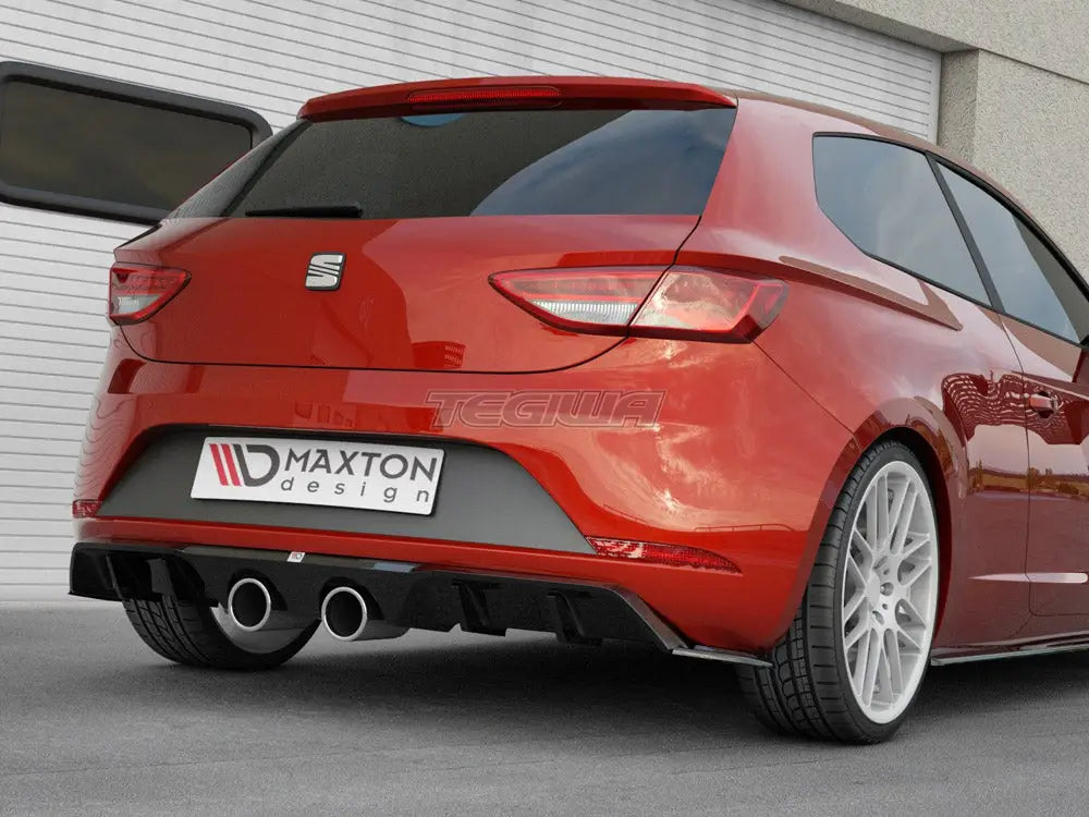 Maxton Design Rear Valance V.2 Seat Leon MK3 Cupra Facelift 2017-