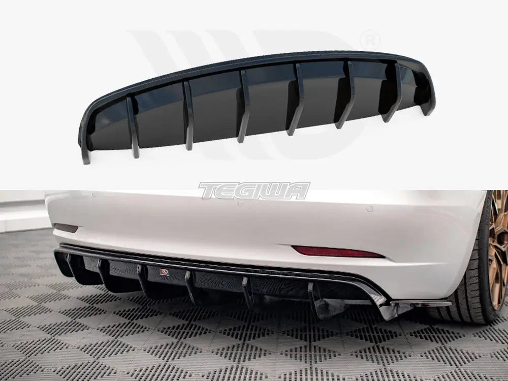 Maxton Design Rear Valance V.2 Tesla Model 3 2017-