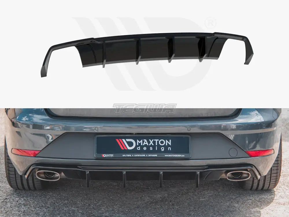 Maxton Design Rear Valance V2 Seat Leon MK3.5 Cupra Estate 17-19