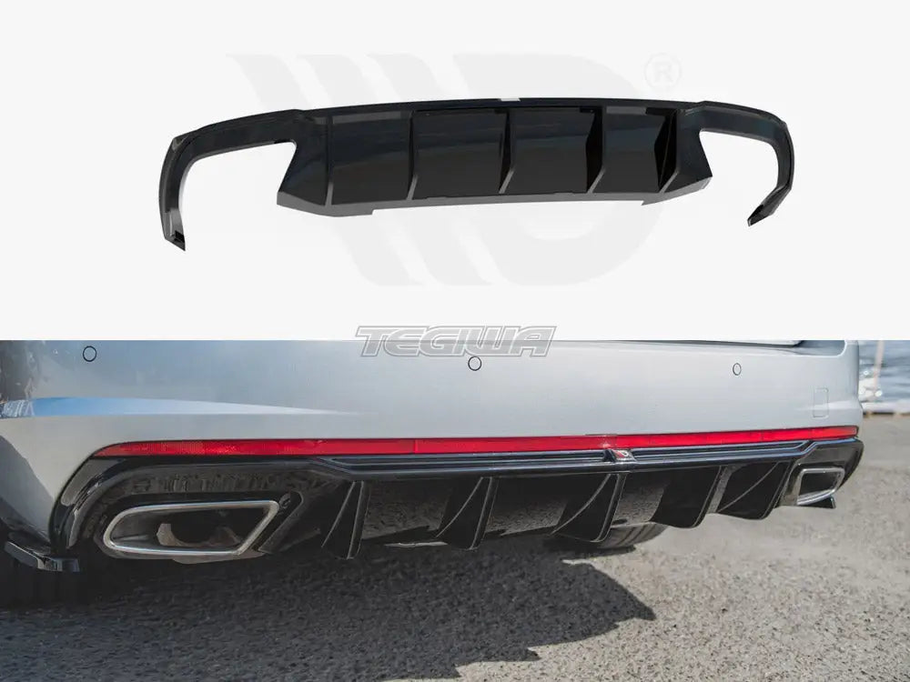 Maxton Design Rear Valance V2 Skoda Octavia RS MK3 FL Hatchback Estate Petrol