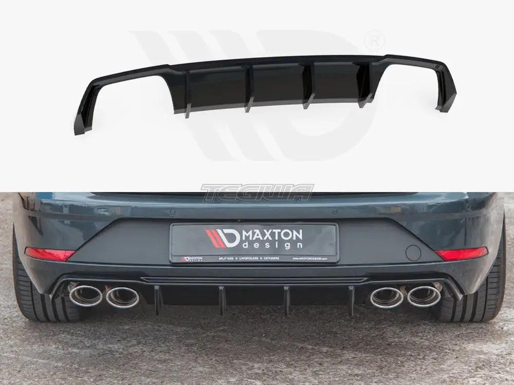 Maxton Design Rear Valance V3 Seat Leon MK3.5 Cupra Estate 17-19