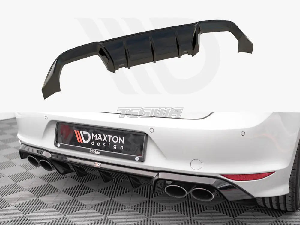 Maxton Design Rear Valance Volkswagen Golf R MK7 13-16