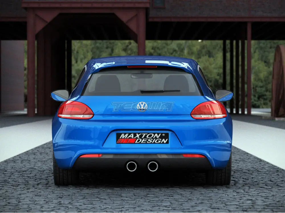 Maxton Design Rear Valance Volkswagen Scirocco III R With 2 Exhaust Holes